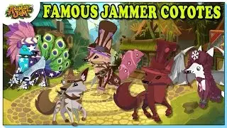IF FAMOUS JAMMERS WERE COYOTES ON ANIMAL JAM