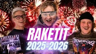 Raketteja -27°C pakkasessa