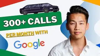 300+ calls per month with Google for his Limo Business