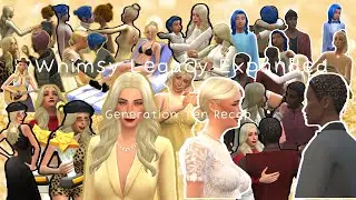 🤍 generation ten recap in 3 mins! 🤍 | Whimsy Stories EXPANDED Legacy Challenge | Sims 4 ⭐️
