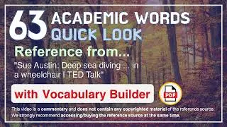 63 Academic Words Quick Look Ref from 