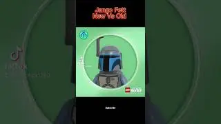 Jango Fett New Vs Old #jangofett #legostarwars #shorts