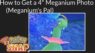 New Pokemon Snap - How to Get a 4* Meganium Photo (Meganium's Pal Request)
