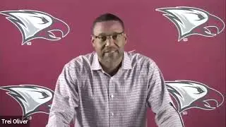 JAMES HILL SPORTS MEAC HBCU NORTH CAROLINA CENTRAL UNIV. EAGLES FOOTBALL COACH TREI OLIVER 10-20-25
