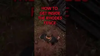 How to get inside the Rhodes fence in Red Dead Redemption 2 #rdr2 #arthurmorgan