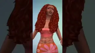 Making Sims based on colors part 2- Orange 🍊 🧡 #sims4 #thesims4 #shorts