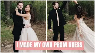 I MADE MY OWN PROM DRESS?! || Rachel Lam
