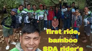 First ride ,sa SDA bamboo church rider's club ❤️
