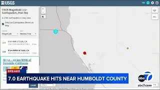 7.0 earthquake hits NorCal; tsunami warning issued