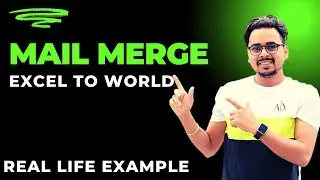 Mail Merge from Excel to Word ! Mail Merge in Hindi ! What is Mail Merge in MS Word ! Mail Merge