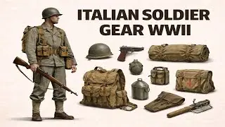 Every Item an Italian Soldier Carried in WWII