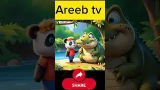 cute panda cub and crocodile story #music #dj #electronicmusic #housemusic #pandacub #pandaclub
