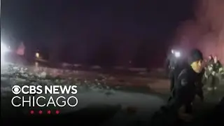 Police officers rescue three people from icy pond in Glendale Heights
