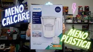 Philips caraffa filtrante per acqua con meno impurità e calcare e meno consumo di plastica! Tutorial
