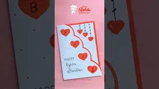 White Paper Greeting Card for Raksha Bandhan #brothersister #rakhi #new #siblings #handmade #diy