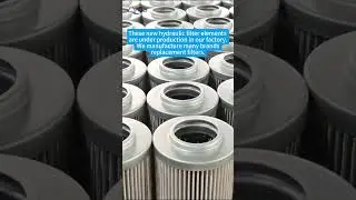 These new hydraulic filter elements are under production in our factory.  #hydraulicfilter
