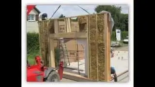 Construction d'une maison passive en bois &agrave; Coudray au Perche