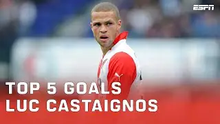 TOP 5 GOALS LUC CASTAIGNOS | Ex-Eredivisie spits is terug op de Nederlandse velden! 🔙