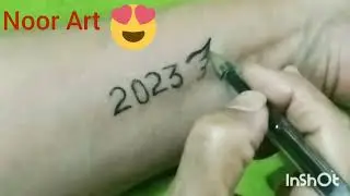 Good Bye 2023  || Temporary Tattoo design  #tattoo #tattoodesign  #temporarytattoo #viral