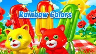 The Color Song! Yummy Rainbow Popsicles I Nursery Rhymes & Kids Songs