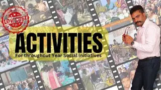 Low Cost Activities as Per Different Social interventions of our Non-Profit Entity!