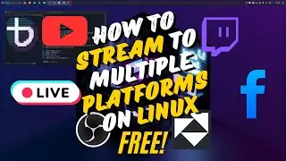 How To MultiStream For FREE on Linux - Aitum.tv