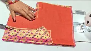 Latest Blouse Back Design | Blouse Designs Back Neck | Cutting And Stitching Back Neck Blouse Design