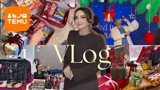 Yenil il Vlogu😍Secret Santa Hədiyyələr🎁Korporativ Şənlik | Temu 😍Aziza Majidova 