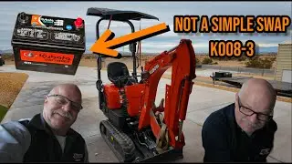 Замена аккумулятора Kubota K008-3 не требует простого подключения | Как мы это реализовали