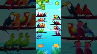 Bird Sort Puzzle Level 45 Walkthrough Solution iOS/Android