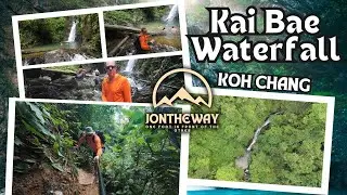 Exploring Kai Bae Waterfall in Koh Chang.
