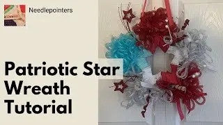 Patriotic Star Wreath Tutorial