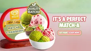 BARU! Wall's Limited Edition Matcha Strawberry