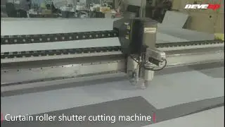 CNC Knife Cutting Machine for PVC Shade Mesh Outdoor Blinds Tarpaulin Roller Curtain Fabric Sails