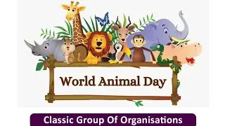 World Animal day celebration - Classic Little Buds