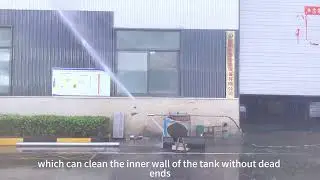 Oil tank automatic cleaning system hydro blasting  machine