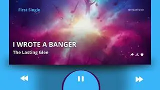 The Lasting Glee - I Wrote a  Banger (Official Promo video)