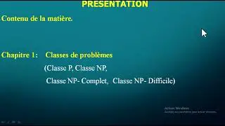Programme du Module Techniques d'Optimisation (pour Master 1 MICR)