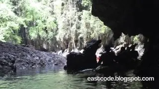 Amazing secret Lagoon deep in  cave  Krabi  Bor thor Kayak trip