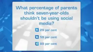 The Wright Stuff: What percentage of parents think 7yr olds shouldn't be using social media?