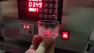 Small Oil Filler, Two Custom Made Filling Nozzles Oil Filling Machine