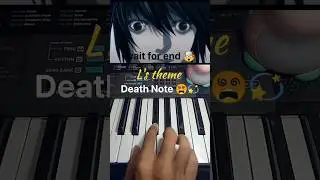 🎹 L&rsquo;s Theme &ndash; Death Note | Intense Piano Cover (Anime OST) 🎶 #shorts