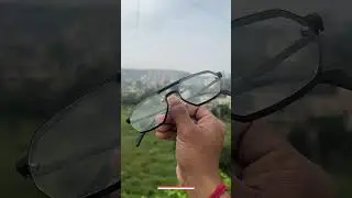 First Lens Gun Metal Sunglasses Black-Clear