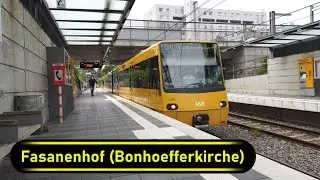 Stadtbahn Station Fasanenhof (Bonhoefferkirche) - Stuttgart 🇩🇪 - Walkthrough 🚶