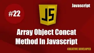 Array object concat in javascript || Javascript array object concat || Array object || Javascript