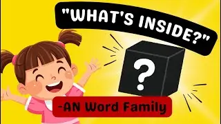Mystery Box Phonics! Short A Word Families -AN | Learn to Read for Kids