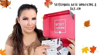 BOXYCHARM 2022 SEPTEMBER BASE UNBOXING & TRY ON