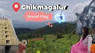 Chikmagalur Travel Vlog 🏞️🌀  Mullayanagiri Peak Trek 🧗#chikmagalur #hebbefalls #belur #hassan