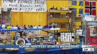Organizers, vendors set up for 46th Norsk H&oslash;stfest