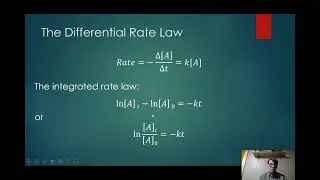 14.4a Change in Concentration with Time (first order reactions)